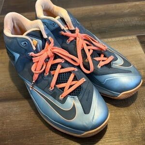 Nike Max‎ Lebron XI Low Men Sneakers Light Magnet Grey/Magnet size 12.5